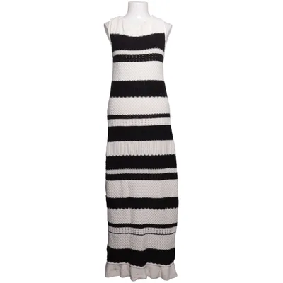 Maxikjole (Sort, Hvid) fra ASOS Design Polyamid, Polyester, Viscose