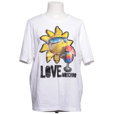T-shirt (White) from Love Moschino Cotton, Elastane
