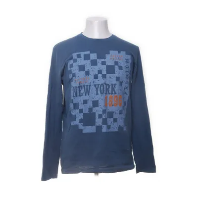 Lange mouwen shirt (Blauw, Meerkleurig) van Livergy Katoen