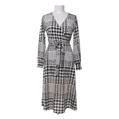 Slå-om-kjole (Sort, Flerfarvet) fra Richard Allan x H&M Polyester, Elastan