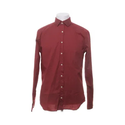 Shirt (Rood, Wit) van Riley Katoen, Elastaan