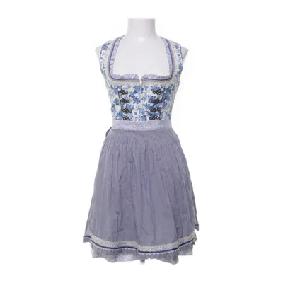 Dirndl (Blauw, Wit) van Krüger Madl Katoen, Polyester