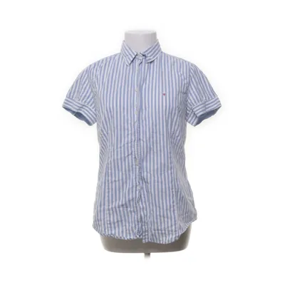 Kortärmad skjorta (Vit, Blå) från GANT Bomull, Elastan