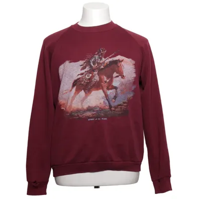 Sweatshirt (Rød, Flerfarvet) fra Jerzees Bomuld, Polyester