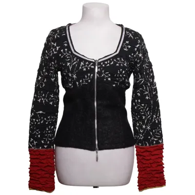 Cardigan (Noir, Rouge, Blanc) de Eva & Claudi Acrylique, Polyamide, Laine