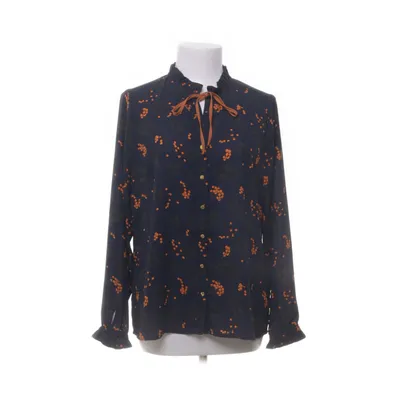 Knytblus (Blå, Orange) från Bondelid Polyester