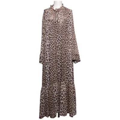 Långklänning (Brun, Svart) från H&M Polyester