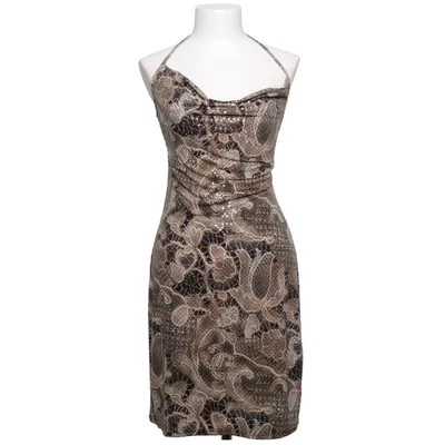 Halternek jurk (Zwart, Goud) van Point Elastaan, Polyester
