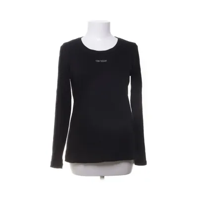 Lange mouwen shirt (Zwart) van Tom Tailor Katoen