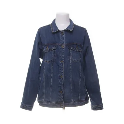 Spijkerjas (Blauw) van Zizzi Katoen, Elastaan