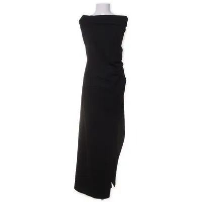 Robe longue (Noir) de Goddiva Polyester, Élasthane