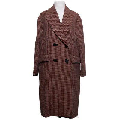 Manteau (Marron, Rouge) de Mango Premium Acétate, Coton, Polyester, Viscose
