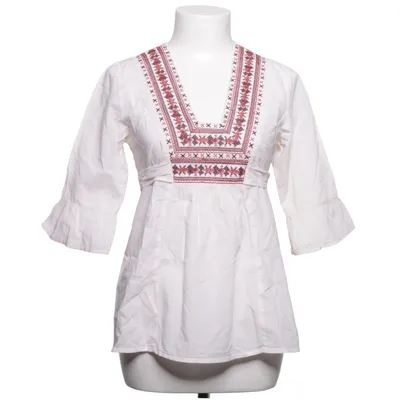 Blus (Beige, Röd) från Topshop Bomull