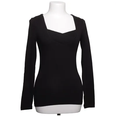Top (Black) from Moda International Cotton, Elastane, Polyester