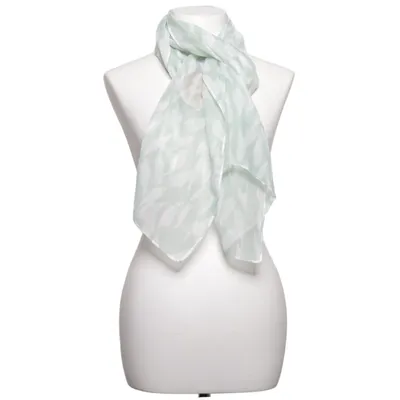 Shawl (Green, White) from Bonita