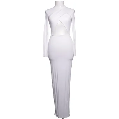 Långklänning (nw-d0855) från Naked Wardrobe Elastan, Viskos