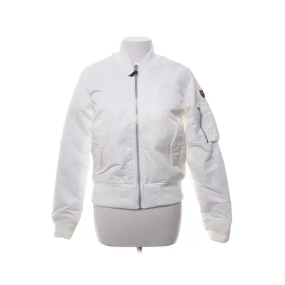 Bomberjack (Wit) van Schott Nylon, Polyester, Katoen