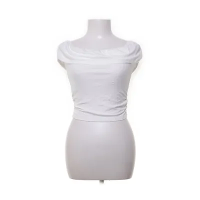 Topp (Vit) från Romwe Modal, Polyester