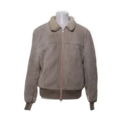 Læderjakke (Beige) fra Gulins