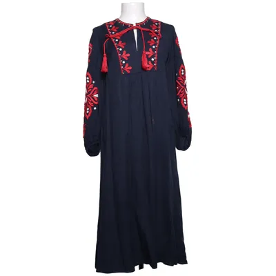 Klänning (Blå, Röd) från Zara Woman Polyester