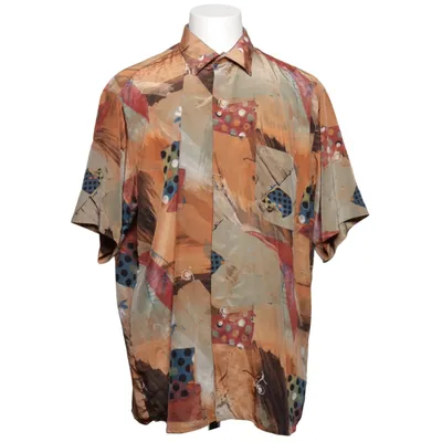 Korte mouwen shirt (Bruin, Meerkleurig) van Christian Dior Zijde