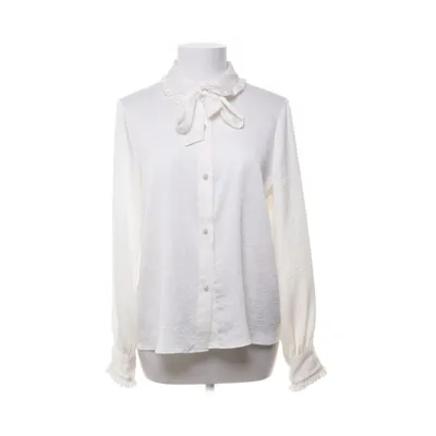 Strikblouse (Wit) van Zara Polyester