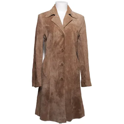 Läderkappa (Beige) från Rock'n Blue