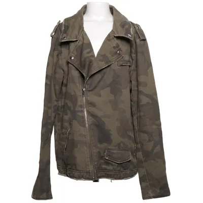 Bikerjacka (Grön) från Tex Bomull, Polyester