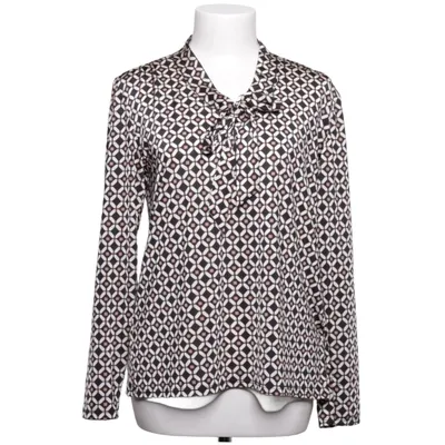 Knytblus (Svart, Flerfärgad) från Punt Roma Elastan, Polyester