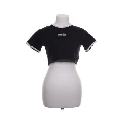 Crop top (Sort, Hvid) fra Ellesse Bomuld, Elastan