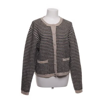 Cardigan (Beige, Sort) fra Kaffe Akryl, Elastan, Nylon, Genanvendt polyester, Uld