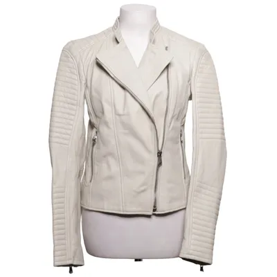 Bikerjack (Beige) van Be Edgy Leer, Polyester