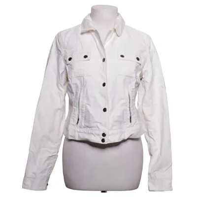 Denim jacket (White) from Leon Cotton, Polyamide, Polyester