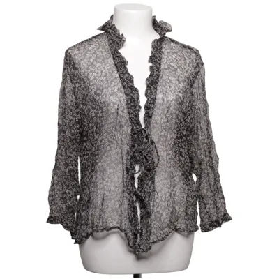 Blouse (Black, White) from Leon Silk