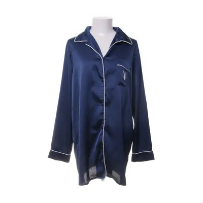 Pyjamasskjorta (Blå, Vit) från Playboy x Missguided Elastan, Polyester
