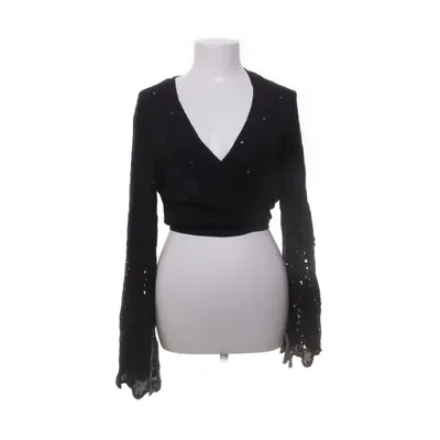 Wikkelblouse (Zwart) van Moost Wanted Viscose