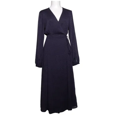 Omlottklänning (Blå) från H&M Polyester