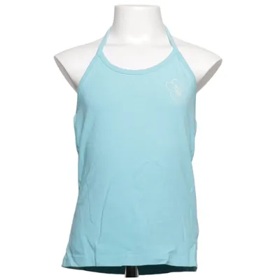 Halter neck top (Blue) from H&M Dubster Cotton, Elastane