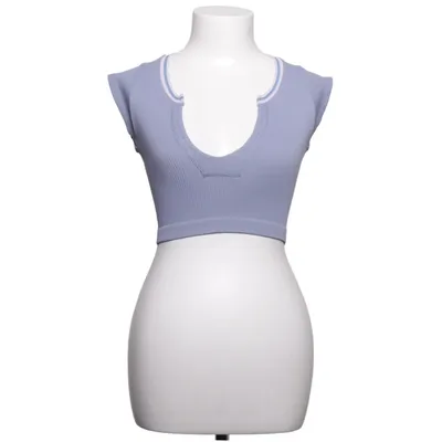 Crop top (Blå) från Urban Outfitters Elastan, Polyamid