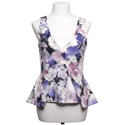 Peplumtopp (Blå, Lila, Flerfärgad) från Valleygirl Polyester