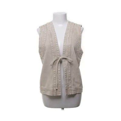Spijker gilet (Beige) van Feelhoo Katoen