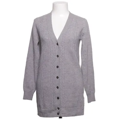 Cardigan (Gris) de John Smedley Cachemire, Soie, Laine