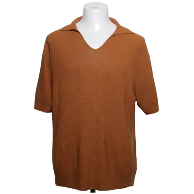 Top (Brown) from Uniqlo Acrylic, Linen, Lyocell