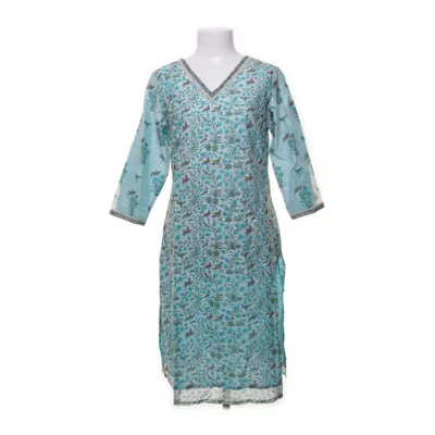 Klänning (Turkos, Flerfärgad) från Fabindia