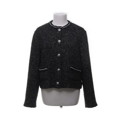 Blazer (Zwart, Zilver) van Maje Acryl, Katoen, Metallvezel, Polyamide, Polyester, Wol, Viscose