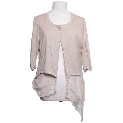 Cardigan (Beige) van Kosmika Zijde, Viscose