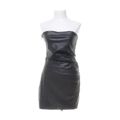 Leren jurk (Zwart) van Zara Polyester