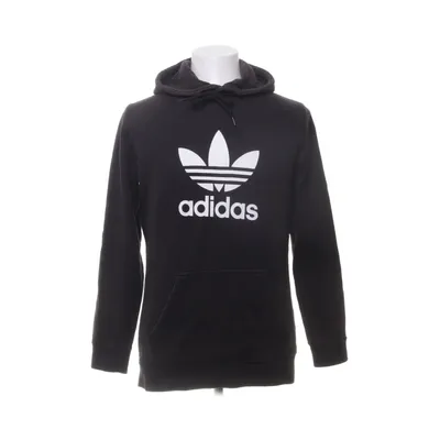 Huvtröja (Svart) från Adidas Bomull, Elastan