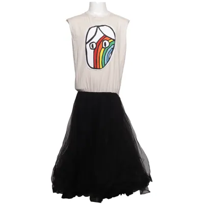 Klänning (Svart, Beige, Flerfärgad) från Nununu Bomull, Polyamid