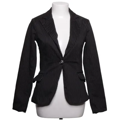 Blazer (Zwart) van Fishbone Katoen, Elastaan, Polyester
